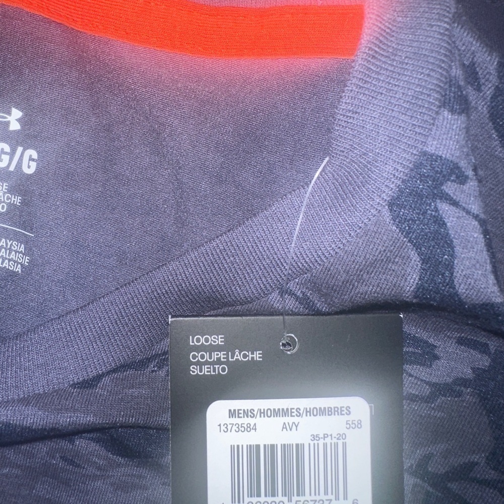 NWT Men’s Under Armour Project Rock Veterans Day Show Camo T-Shirt Sizes - Picture 5 of 10